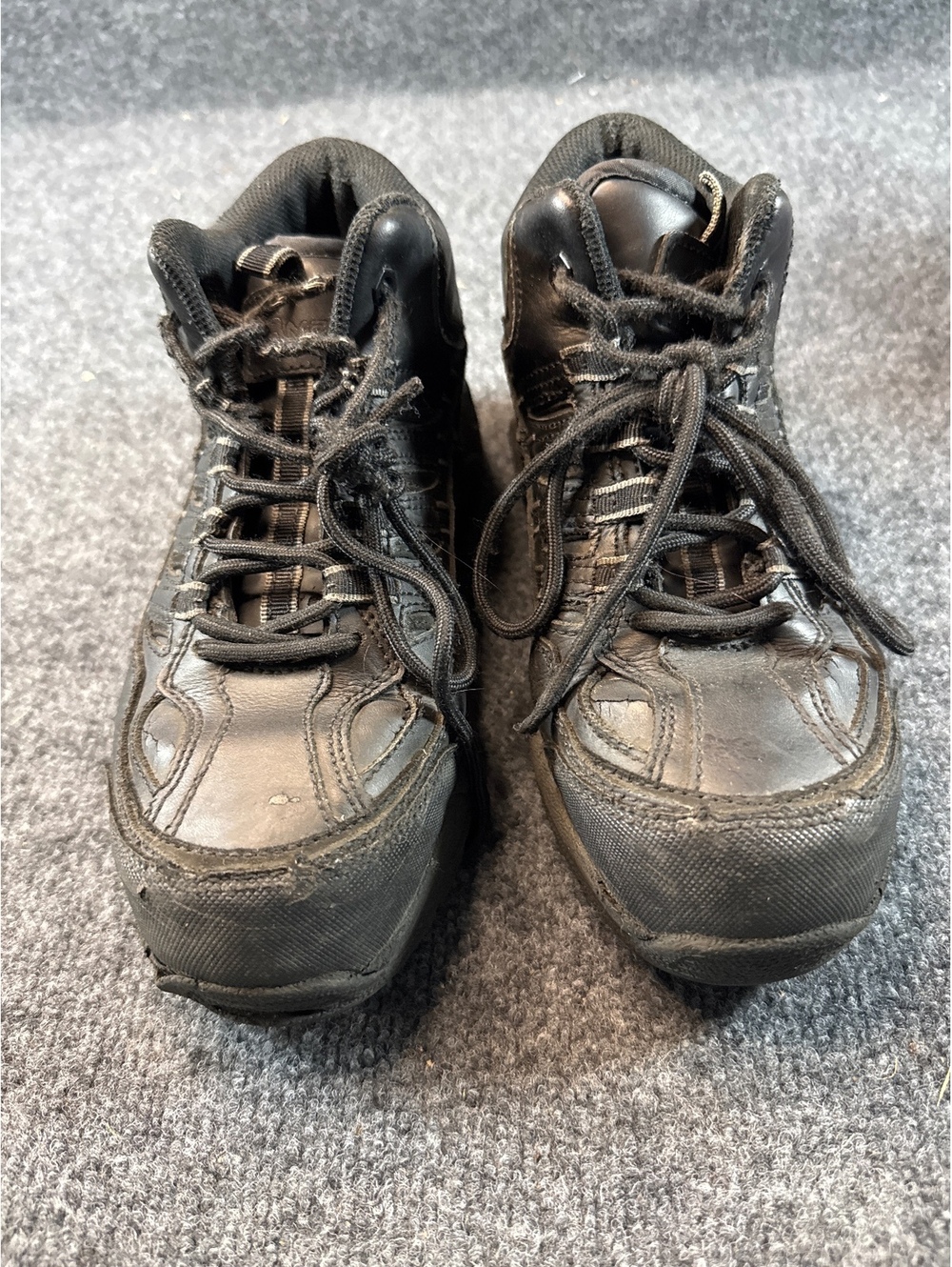 Skechers SR Max Mens Black Slip Resistant Work Shoes Lace Up Athletic